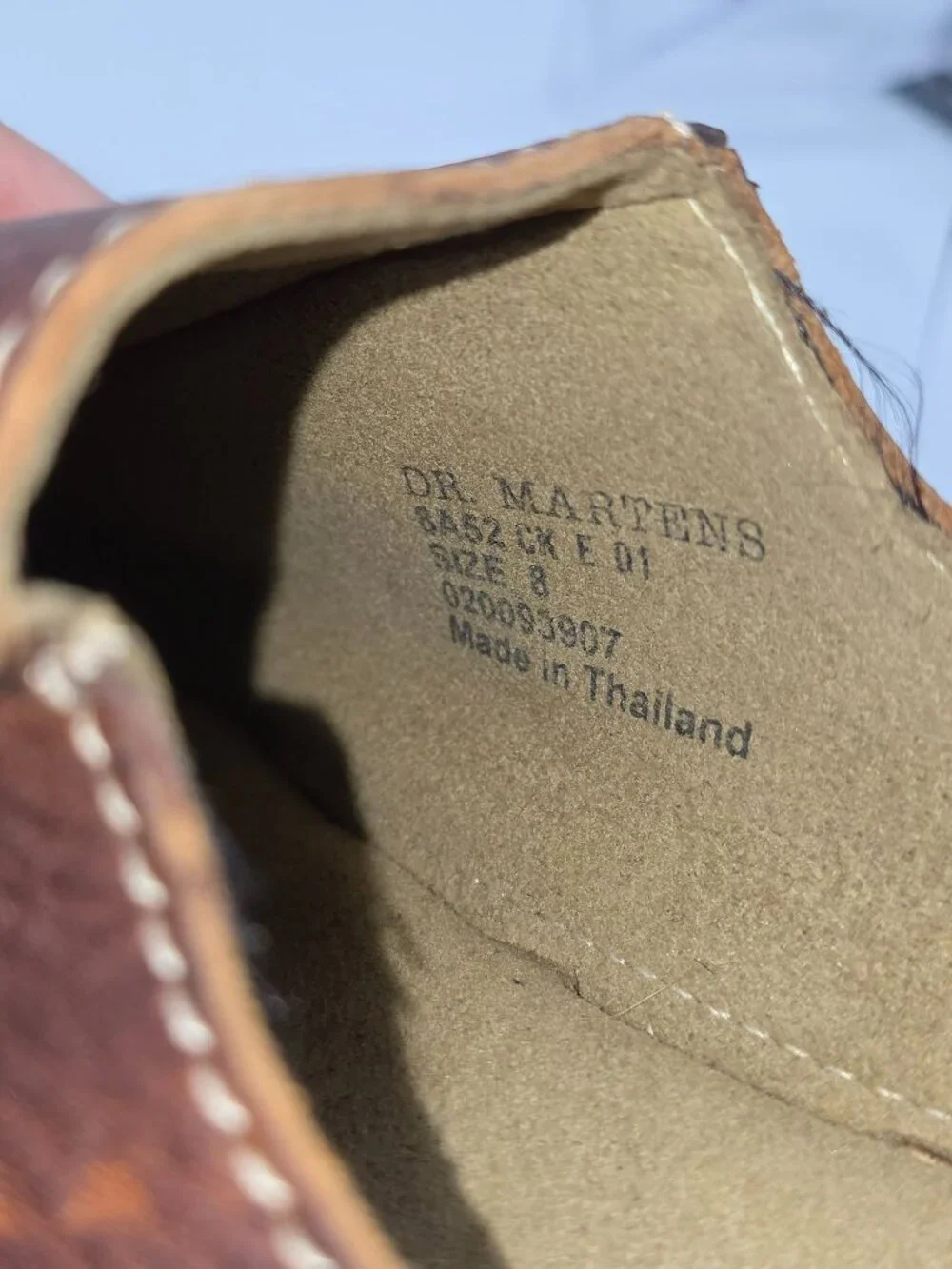 VTG Dr. Martens Men's Brown Leather Air-Cushioned Slide Mules Sandals Sz 8 3830